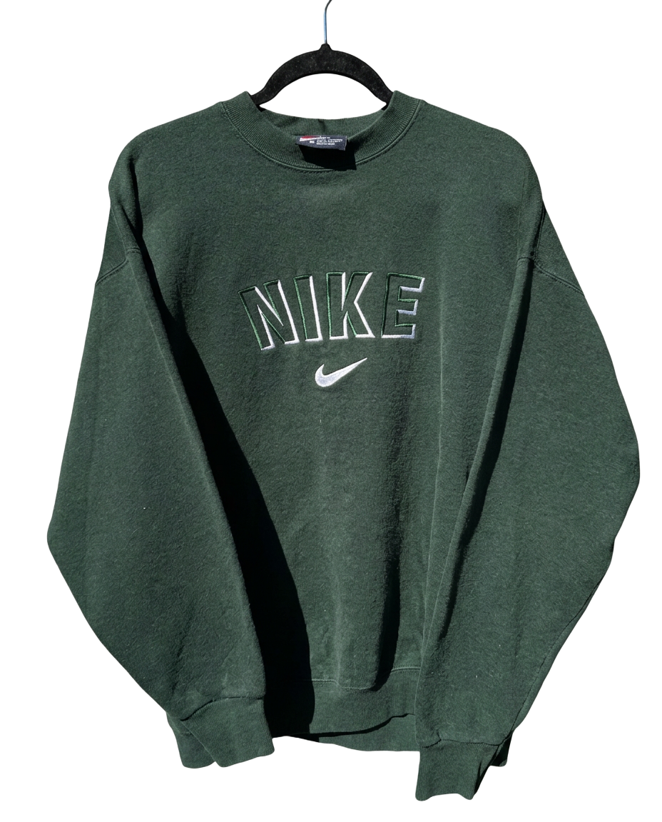 Dark green vintage Nike crewneck sweatshirt